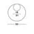 Plafoniera LED Nova Luce Fuline, 32W, 3000K, 2320 lumeni, D50 cm, negru, dimabil Triac