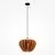 Pendul Maytoni Cambio, 1xE27 max. 60W, D475 mm, Hmax 3400 mm, maro, negru