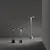 Stalp LED mic Ideal Lux Toffee, 11W, 3000K, 890 lumeni, D160 mm, H250 mm, antracit, IP65