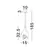 Pendul LED Nova Luce Malory, 5W, 3000K, Hmax 1850 mm, alb, auriu