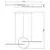 Pendul LED Mantra Kitesurf, 50W, 3000K, 4000 lumeni, L1240 mm, Hmax 1500 mm, negru
