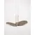 Pendul LED Nova Luce Vea, 14W, CCT switch 2700K-3000K, 867 lumeni, D325 mm, Hmax 2265 mm, champagne, dimabil Triac