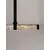Pendul LED Nova Luce Valley, 25W, 3000K, 1500 lumeni, L1255 mm, Hmax 1800 mm, negru, dimabil Triac