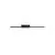 Aplica LED Nova Luce Marel, 16W, CCT Switch, 3000K-4000K, 1040 lumeni, L680 mm, IP44, negru