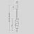 Pendul LED Maytoni Seoul, 14W, 3000K, 1700 lumeni, Hmax 3620 mm, alb