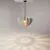 Pendul Maytoni Cambio, 1xE27 max. 60W, D475 mm, Hmax 3400 mm, alb, negru