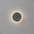 Aplica LED Maytoni Basic Texture, 5W, 2700/3000/4000K, D150 mm, negru