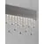 Pendul LED Nova Luce Crista, 20W, 3500K, 1049 lumeni, L400 mm, Hmax 1200 mm, negru, dimabil Triac