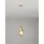 Pendul LED Nova Luce Malory, 5W, 3000K, Hmax 1850 mm, alb, auriu