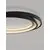 Plafoniera LED Nova Luce Arbor, 27W, 3000K, 810 lumeni, D440 mm, negru, dimabil Triac