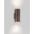 Aplica Nova Luce Nodus, 2xGU10 max. 10W, maro antic, IP54