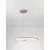 Pendul LED Nova Luce Vea, 53W, CCT switch 2700K-3000K, 2323 lumeni, D610 mm, Hmax 2000 mm, champagne, dimabil Triac