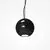 Pendul Maytoni Basic Texture 1xGU10 max 50W, D120, Hmax 3136 mm, negru