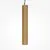 Pendul LED Maytoni Basic Texture, 5W, 3000K, 439 lumeni, D60 mm, Hmax 3425 mm, maro, negru