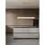 Pendul LED Nova Luce Nolia, 35W, 3000K, 2374 lumeni, L1000 mm, Hmax 1200 mm, auriu, alama, dimabil Triac