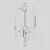 Pendul LED Maytoni Maris, 6W, 2700K, 220 lumeni, D82  mm, Hmax 2743 mm, auriu