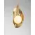 Pendul LED Nova Luce Malory, 5W, 3000K, Hmax 1850 mm, alb, auriu