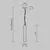Pendul LED Maytoni Basic Texture, 5W, 3000K, 439 lumeni, D60 mm, Hmax 3425 mm, maro, negru