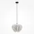 Pendul Maytoni Cambio, 1xE27 max. 60W, D475 mm, Hmax 3400 mm, alb, negru
