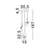 Pendul LED Nova Luce Malory, 12W, 3000K, Hmax 1870 mm, alb, auriu, dimabil Triac