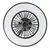 Plafoniera cu ventilator Rabalux Dalfon2, 72+20W, 3000K-6500K, 2100 lumeni, D540 mm, alb, negru, telecomanda inclusa