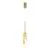 Pendul LED Maytoni Maris, 6W, 2700K, 220 lumeni, D82  mm, Hmax 2743 mm, auriu