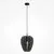 Pendul Maytoni Cambio, 1xE27 max. 60W, D350 mm, Hmax 3570 mm, gri, negru