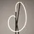Lampadar LED Maytoni Crochet, 36W, 3000K, 2500 lumeni, H1620 mm, negru, dimabil