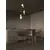 Pendul LED Nova Luce Malory, 12W, 3000K, Hmax 1870 mm, alb, auriu, dimabil Triac