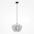 Pendul Maytoni Cambio, 1xE27 max. 60W, D475 mm, Hmax 3400 mm, alb, negru