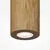 Pendul LED Maytoni Basic Texture, 5W, 3000K, 439 lumeni, D60 mm, Hmax 3425 mm, maro, negru