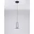 Pendul LED Nova Luce Gea, 8W, 3000K, 560 lumeni, D130 mm, Hmax 1800 mm, negru