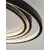 Plafoniera LED Nova Luce Arbor, 27W, 3000K, 810 lumeni, D440 mm, negru, dimabil Triac