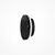 Aplica LED Maytoni Basic Texture, 5W, 2700/3000/4000K, D150 mm, negru