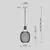 Pendul Maytoni Levitation 1xG9 max 40W, D258, Hmax 3480 mm, alama