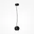 Pendul Maytoni Basic Texture 1xGU10 max 50W, D120, Hmax 3136 mm, negru