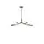 Lustra LED Nova Luce Greta, 34W, 3000K, L1380 mm, H1450 mm, alama antica, dimabil Triac