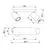 Plafoniera Mantra Sal, 2xGU10 max. 10W, 250/305x75/97x128h mm, negru