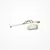 Aplica LED Maytoni Finelli, 12W, 3000K, 800 lumeni, L550 mm, alb, bronz, IP20