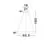 Pendul LED Nova Luce Valley, 30W, 3000K, 1950 lumeni, D655 mm, Hmax 1800 mm, negru, dimabil Triac