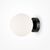Aplica Maytoni Basic form, 1xE14 max. 40W, D150 mm, alb, negru