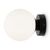 Aplica Maytoni Basic form, 1xE14 max. 40W, D150 mm, alb, negru