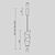 Pendul LED Maytoni Seoul, 14W, 3000K, 1700 lumeni, Hmax 3620 mm, alb