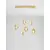 Pendul LED Nova Luce Malory, 24W, 3000K, Hmax 1870 mm, baza liniara, alb, auriu, dimabil Triac
