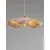 Pendul Nova Luce Wabi, 1xE27 max. 12W, D620 mm, Hmax 2000 mm, alb, auriu, negru
