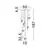 Pendul LED Nova Luce Malory, 27W, 3000K, Hmax 1870 mm, alb, auriu, dimabil Triac