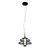 Pendul LED ACB Sira, 9.5W, 2700K, 855 lumeni, D250 mm, Hmax 3000 mm, fumuriu, negru