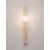 Aplica Nova Luce Ovee, 1xG max. 5W, H600 mm, alb, travertin, IP20