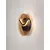 Aplica LED Nova Luce Halley, 7W, 3000K, 193 lumeni, D200 mm, negru, champagne, dimabil Triac
