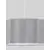 Pendul Nova Luce Alve, 1xE27 max. 12W, L455 mm, Hmax 2000 mm, alb, gri, IP20